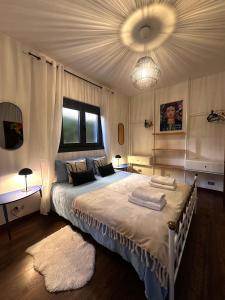 Postel nebo postele na pokoji v ubytování Casa sole