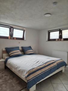 Postel nebo postele na pokoji v ubytování Ferienunterkunft