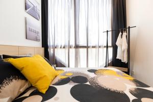 Кровать или кровати в номере Global Immo 3395 Sylvia 1M