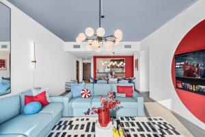 Χώρος καθιστικού στο Luxury Gate Tower Residence