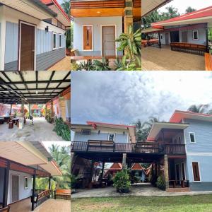 にあるKoh Libong Maldives Homestayの家の4枚の写真のコラージュ +2枚の写真