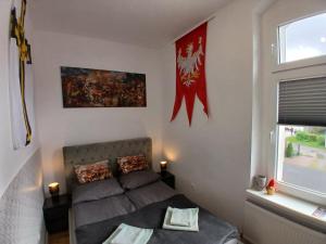 Χώρος καθιστικού στο Apartamenty Zakonne "Apartament Rycerza"