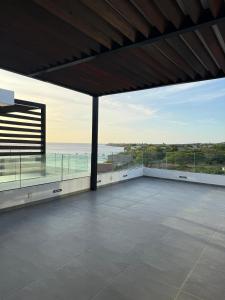 En generel havudsigt eller havudsigten taget fra villaen