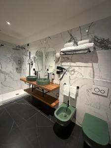 Koupelna v ubytování Locanda del lupo