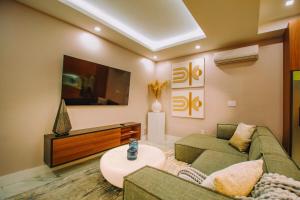 Χώρος καθιστικού στο Luxury Casa Hojarascas in Huehuetenango