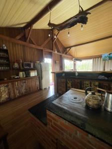 O bucătărie sau chicinetă la sítio água do mato