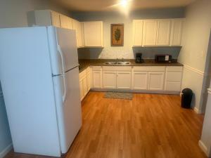 Kuchyň nebo kuchyňský kout v ubytování Cozy Private Apartment