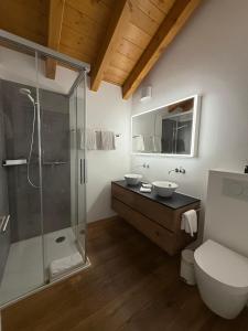 Koupelna v ubytování Mountain Glow Apartment