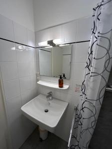 Koupelna v ubytování Hotel Wolbeck