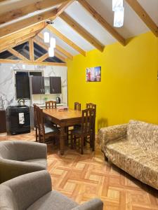 Η κουζίνα ή μικρή κουζίνα στο Culturia Lodge El lugar para descansar