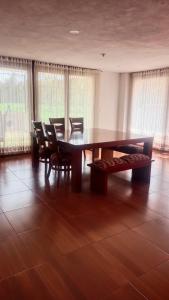 Posezení v ubytování Hospedaje Vega del Rio