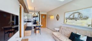 Kuchyň nebo kuchyňský kout v ubytování COJOC0100 - Condomínio Torres do Atlântico