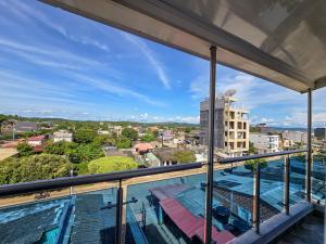 a view from the balcony of a building at Hotel Sueños Libres Necoclí in Necoclí