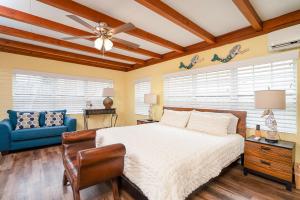 Posezení v ubytování Mermaid Cottage