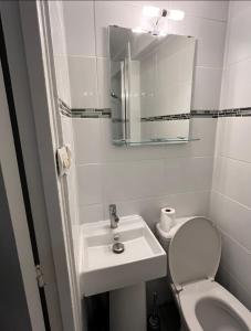 Koupelna v ubytování Appartement en centre-ville