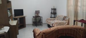 TV a/nebo společenská místnost v ubytování Alojamiento Perú