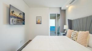 Ένα ή περισσότερα κρεβάτια σε δωμάτιο στο Stunning family paradise E2005 Encantame +25 φωτογραφίες