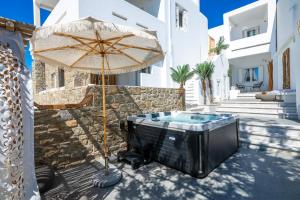 Budova, kde se aparthotel nachází