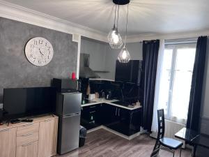 Kuchyň nebo kuchyňský kout v ubytování Jasmin