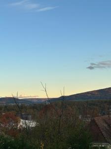 a view from the roof of a house at Ferienwohnung in Rheinfelden an der Grenze zur Schweiz in Karsau
