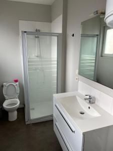 Koupelna v ubytování Jasmin