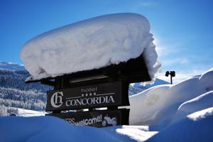 Obiekt Hotel Concordia zimą
