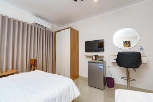 TV/trung tâm giải trí tại Rock Pyramids Hotel