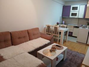 a living room with a couch and a table at Apartman Čakarević in Doboj
