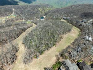 Beech GroveTrail Magic- Sk-in & Ski-out的树木和房屋的田野的空中景观