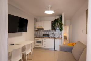 Kuchyň nebo kuchyňský kout v ubytování Beach & Ocean