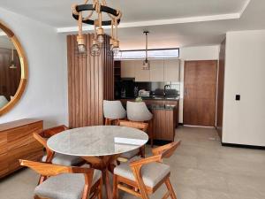 Kuchyň nebo kuchyňský kout v ubytování Hospedaje con Estilo en la Marina, Vistas Hermosas