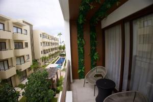 Balkón nebo terasa v ubytování Alojamiento a Unos Pasos de la Playa en Cerritos