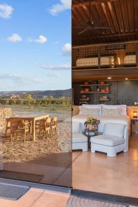 Χώρος καθιστικού στο Honey Rock Landing