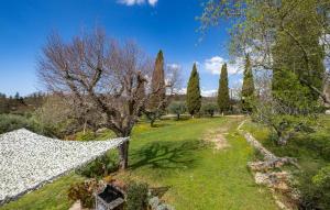 モントルーにあるGorgeous Home In Callianの木とハンモックのある庭 +17枚の写真