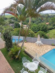 Πισίνα στο ή κοντά στο chacara paz no vale