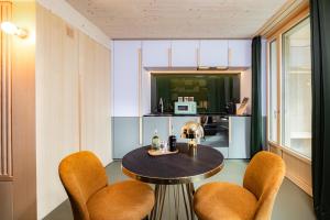 Χώρος καθιστικού στο VISIMO Apartments Zurich Airport