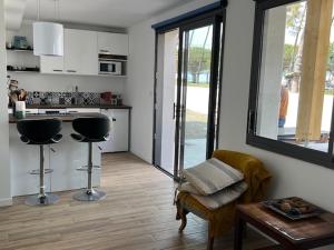 Η κουζίνα ή μικρή κουζίνα στο 200m de l'Océan