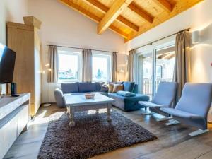 Χώρος καθιστικού στο Salzach Lodge