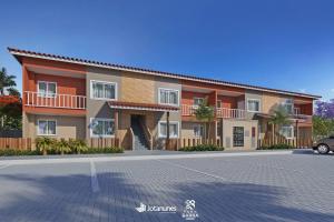a rendering of a apartment building at Ap à 600 metros da praia, um verdadeiro paraíso! in Barra dos Coqueiros