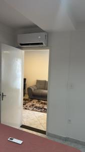 Ένα ή περισσότερα κρεβάτια σε δωμάτιο στο Premium Feira apartamento