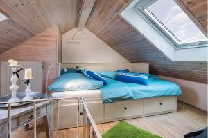 Postel nebo postele na pokoji v ubytování Ferienwohnung 'Am alten Rathaus'