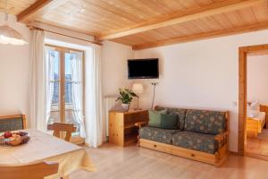 TV a/nebo společenská místnost v ubytování Ferienwohnung Guffertblick