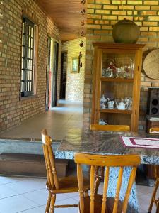 Kuchyň nebo kuchyňský kout v ubytování Casa de campo