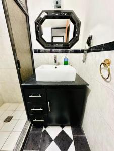 Koupelna v ubytování Casa Galerías Serdán