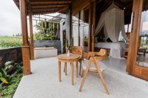 Balkón nebo terasa v ubytování Padi Bali Villa