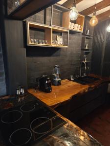 Η κουζίνα ή μικρή κουζίνα στο Medellín Luxury Cabin at Rionegro airport