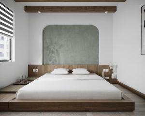 Ένα ή περισσότερα κρεβάτια σε δωμάτιο στο Phòng Victoria - Nơi tình yêu bắt đầu