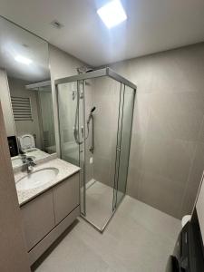 Koupelna v ubytování Sophisticated and Comfortable Studio - Vila Mariana