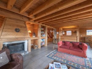 Posezení v ubytování Chalet luxueux pour 8 pers, accès piste, Alpe d'Huez - FR-1-645-95