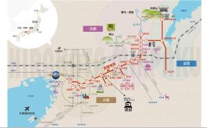 a map of the disney world map at Sakurakaku - Vacation STAY 20026 in Hirakata
